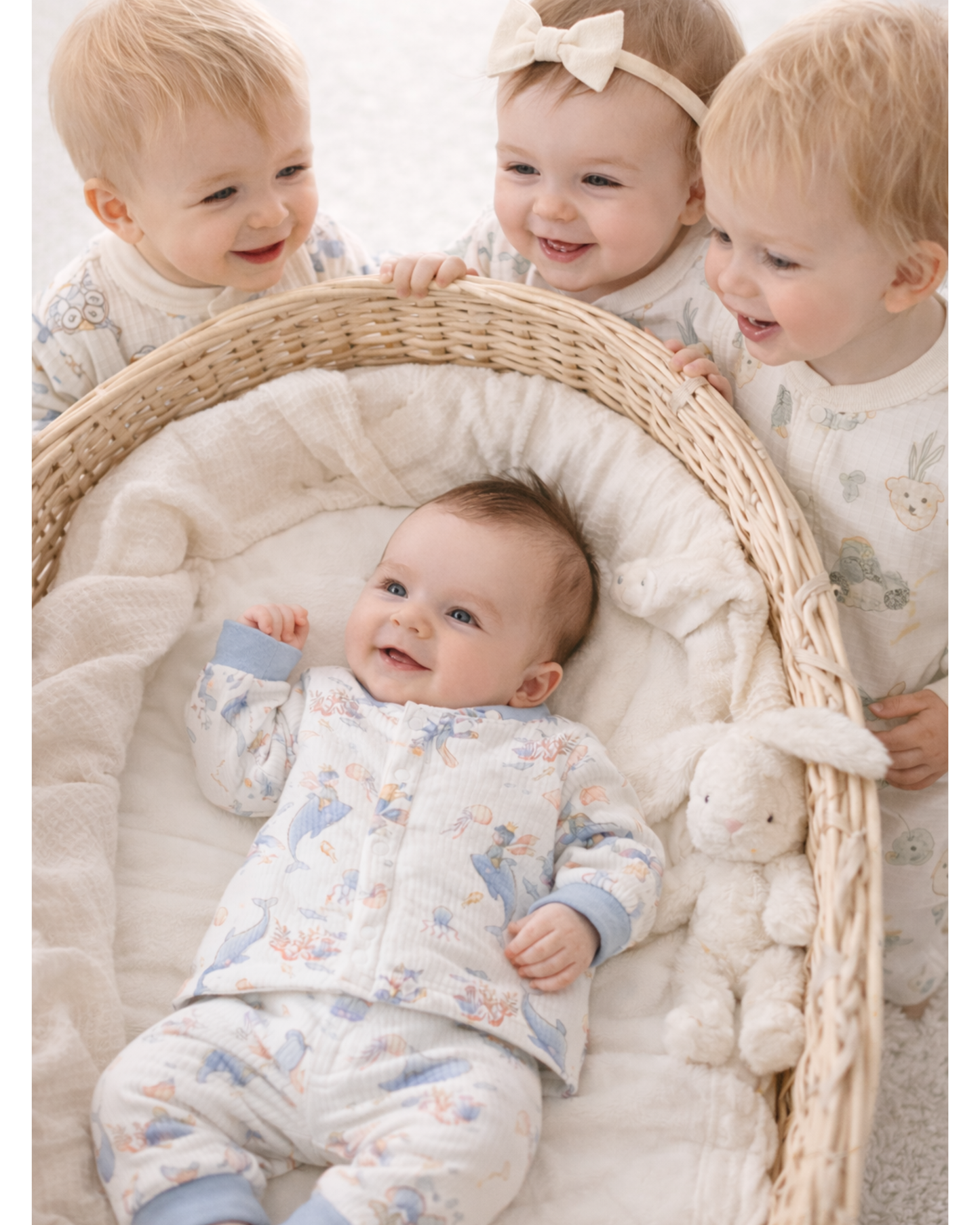 Matching - Sets - Winter - Girl & Boy - 2m to 24m 👕 Winter Cotton 2-Piece Sleep Set