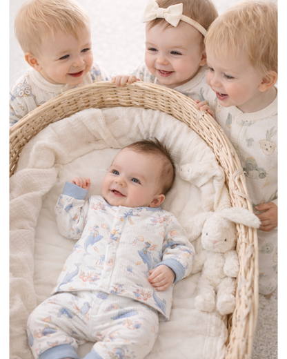 Matching - Sets - Winter - Girl & Boy - 2m to 24m 👕 Winter Cotton 2-Piece Sleep Set