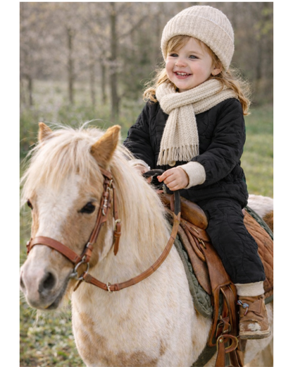 Matching - Sets - Winter - Girl & Boy - 1y to 5y 🎯 Winter Quilted Pullover & Pants Set – Cozy Outfit for Boys & Girls (12M–6Y)