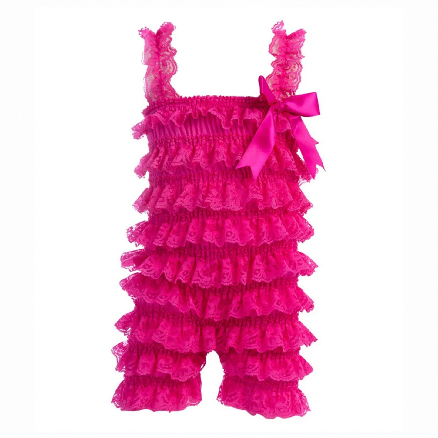 Bodysuits - Summer - Girl - 3m to 3y 👗 Soft Lace Ruffle Bodysuit for Baby Girls