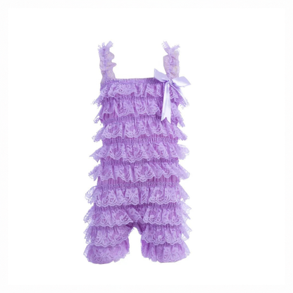Bodysuits - Summer - Girl - 3m to 3y 👗 Soft Lace Ruffle Bodysuit for Baby Girls