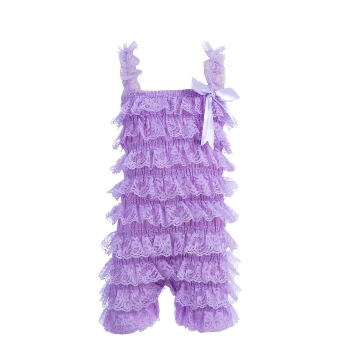 Bodysuits - Summer - Girl - 3m to 3y 👗 Soft Lace Ruffle Bodysuit for Baby Girls Main