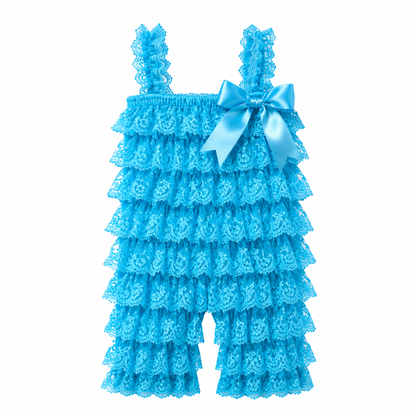 Bodysuits - Summer - Girl - 3m to 3y 👗 Soft Lace Ruffle Bodysuit for Baby Girls