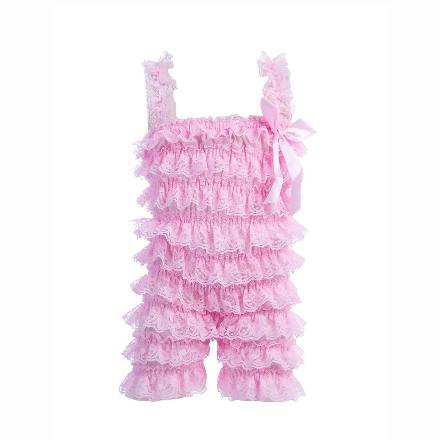 Bodysuits - Summer - Girl - 3m to 3y 👗 Soft Lace Ruffle Bodysuit for Baby Girls