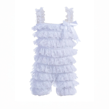 Bodysuits - Summer - Girl - 3m to 3y 👗 Soft Lace Ruffle Bodysuit for Baby Girls