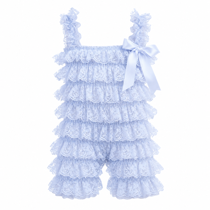 Bodysuits - Summer - Girl - 3m to 3y 👗 Soft Lace Ruffle Bodysuit for Baby Girls Main